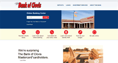Desktop Screenshot of bankofclovis.com